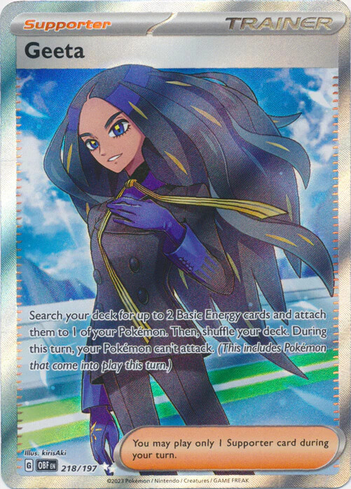 Geeta - Ultra Rare - Obsidian Flames - 218