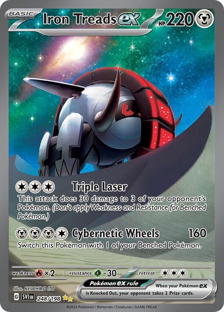 Iron Treads ex - Special Illustration Rare - Scarlet &amp; Violet - 248