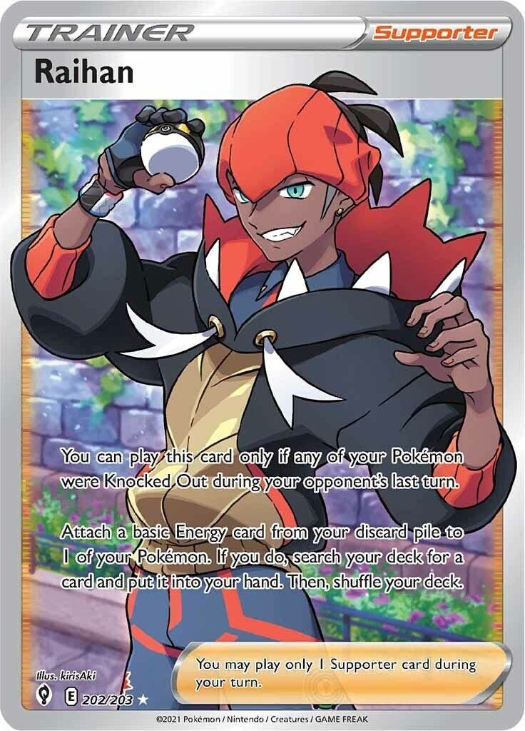 Raihan - Ultra Rare - Evolving Skies - 202