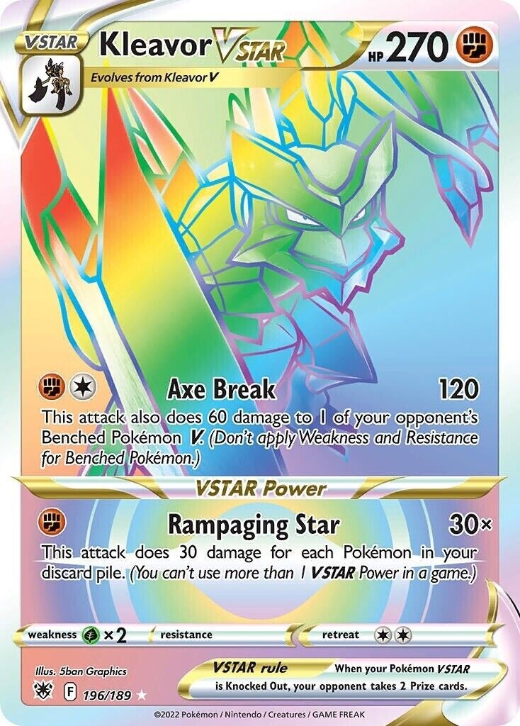 Kleavor VSTAR - Secret Rare - Astral Radiance - 196
