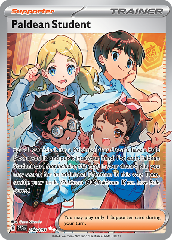 Paldean Student - Ultra Rare - Paldean Fates - 230