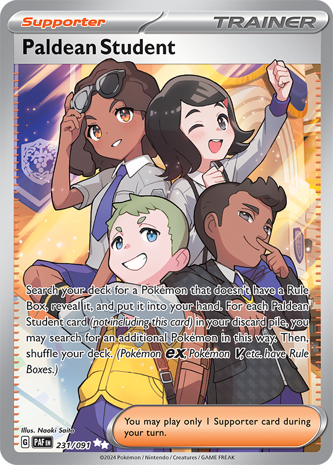 Paldean Student - Ultra Rare - Paldean Fates - 231