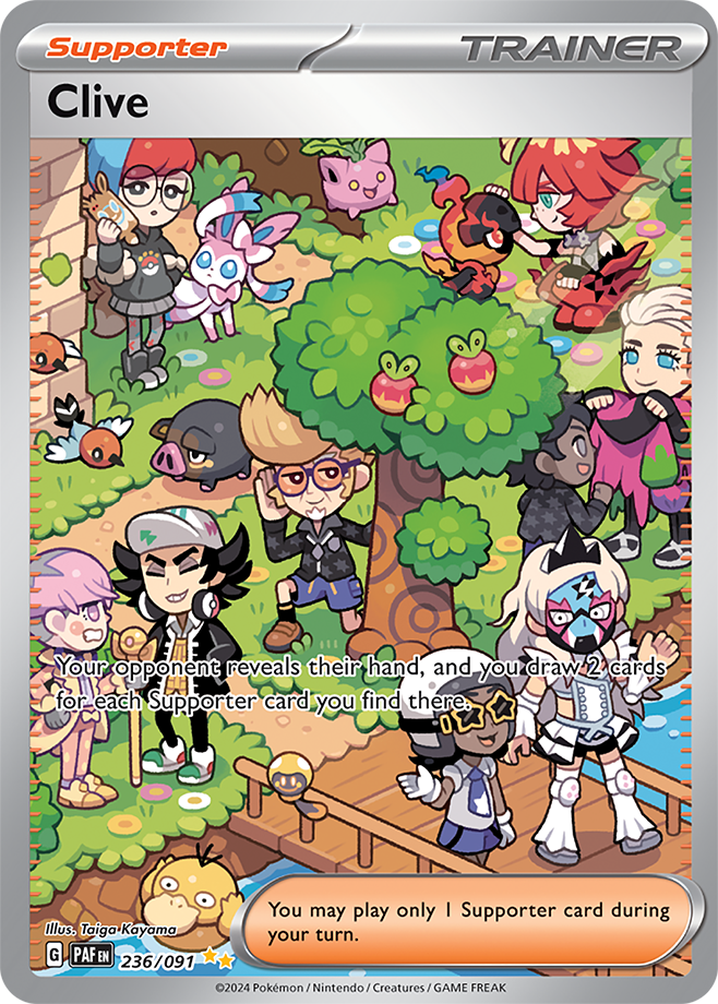 Clive - Special Illustration Rare - Paldean Fates - 236