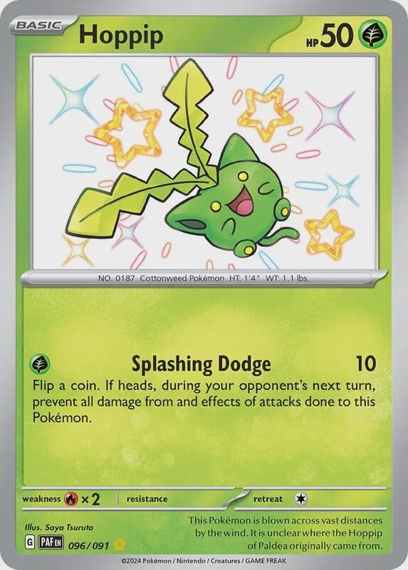 Hoppip - Shiny Rare - Paldean Fates - 96