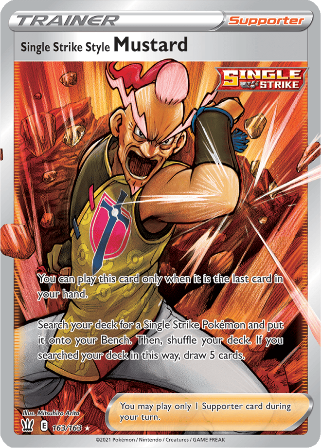 Single Strike Style Mustard - Ultra Rare - Battle Styles - 163