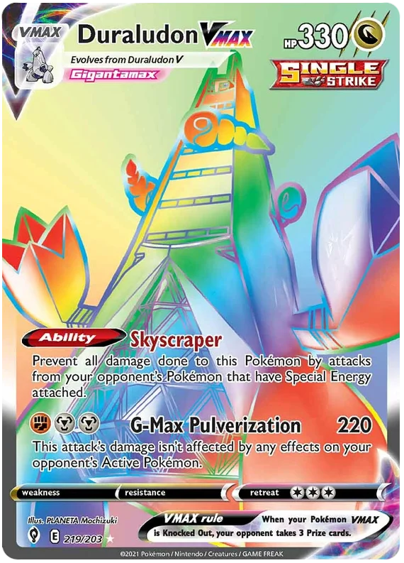Duraludon VMAX - Secret Rare - Evolving Skies - 219