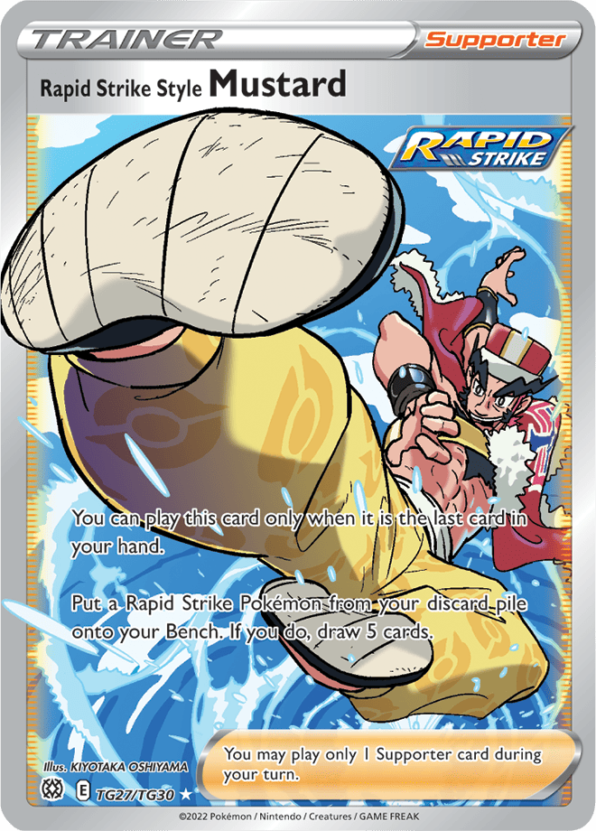 Rapid Strike Style Mustard - Ultra Rare - Brilliant Stars - TG27