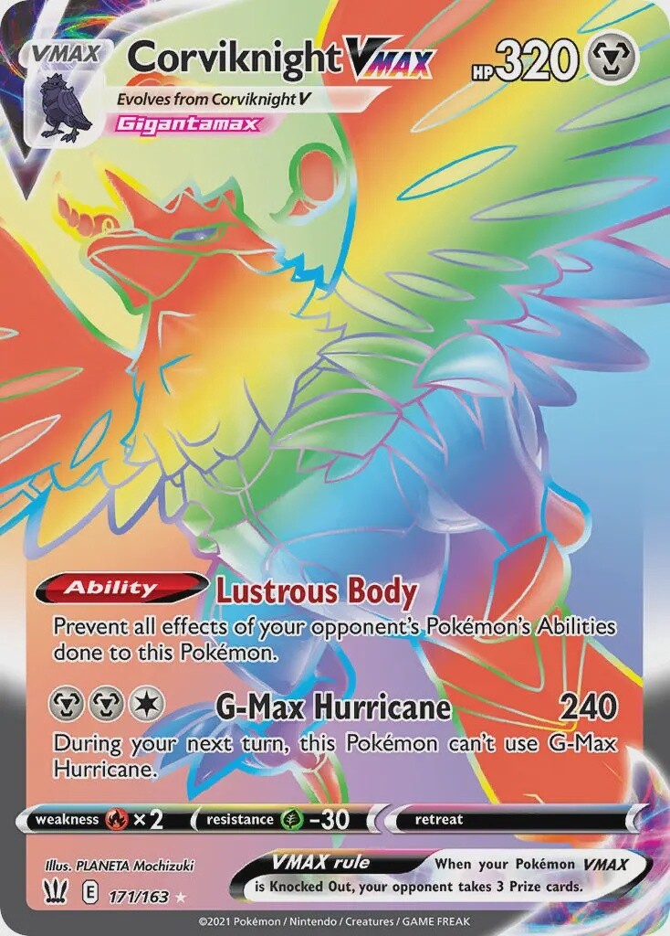 Corviknight VMAX - Secret Rare - Battle Styles - 171