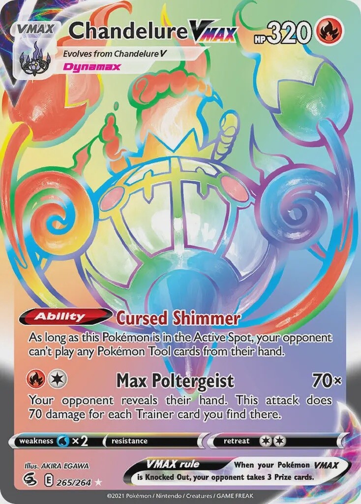 Chandelure VMAX - Secret Rare - Fusion Strike - 265