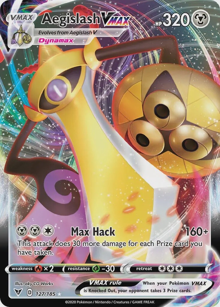 Aegislash VMAX - Ultra Rare - Vivid Voltage - 127