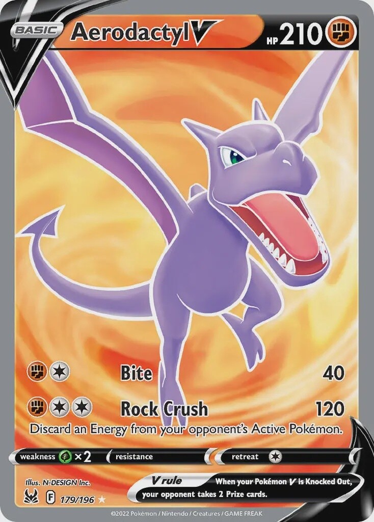 Aerodactyl V - Ultra Rare - Lost Origin - 179