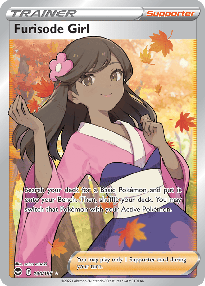 Furisode Girl - Ultra Rare - Silver Tempest - 190