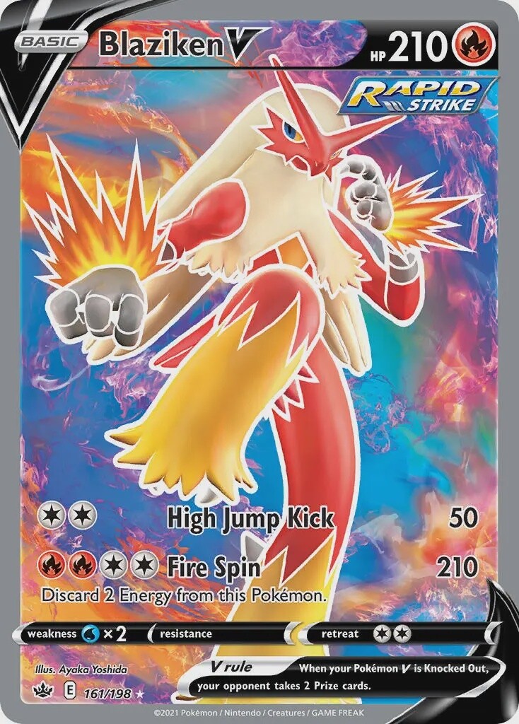 Blaziken V - Ultra Rare - Chilling Reign - 161