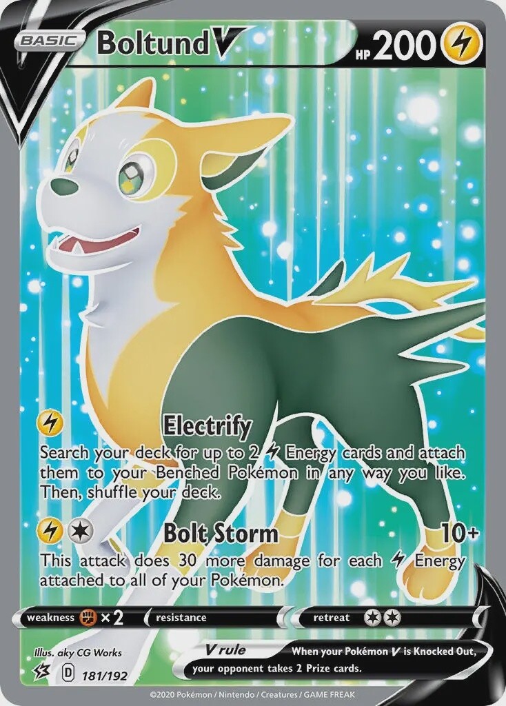 Boltund V - Ultra Rare - Rebel Clash - 181