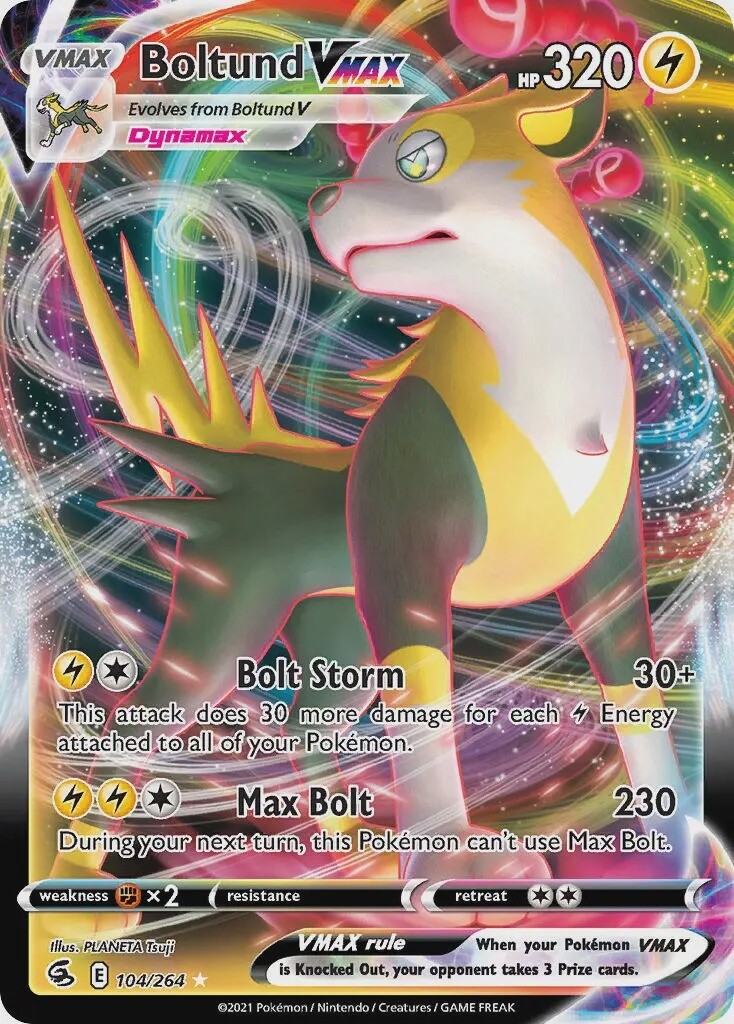 Boltund VMAX - Ultra Rare - Fusion Strike - 104