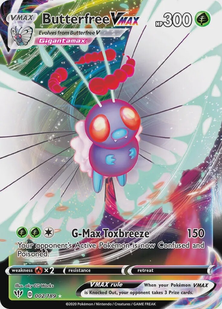 Butterfree VMAX - Ultra Rare - Darkness Ablaze - 2