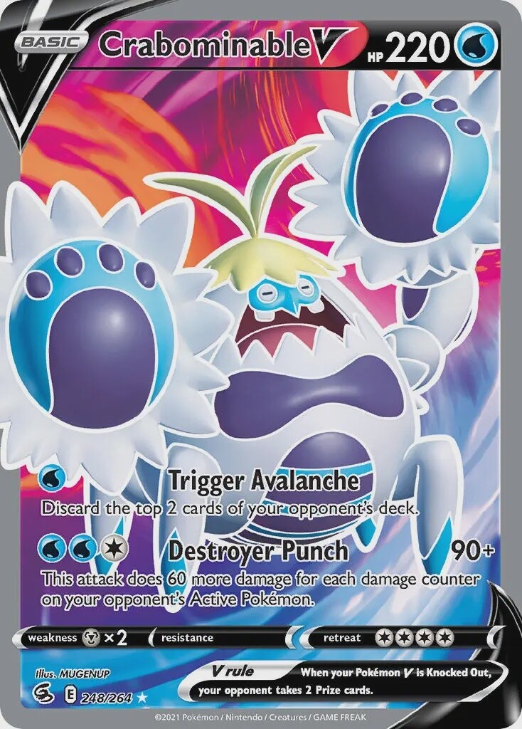 Crabominable V - Ultra Rare - Fusion Strike - 248