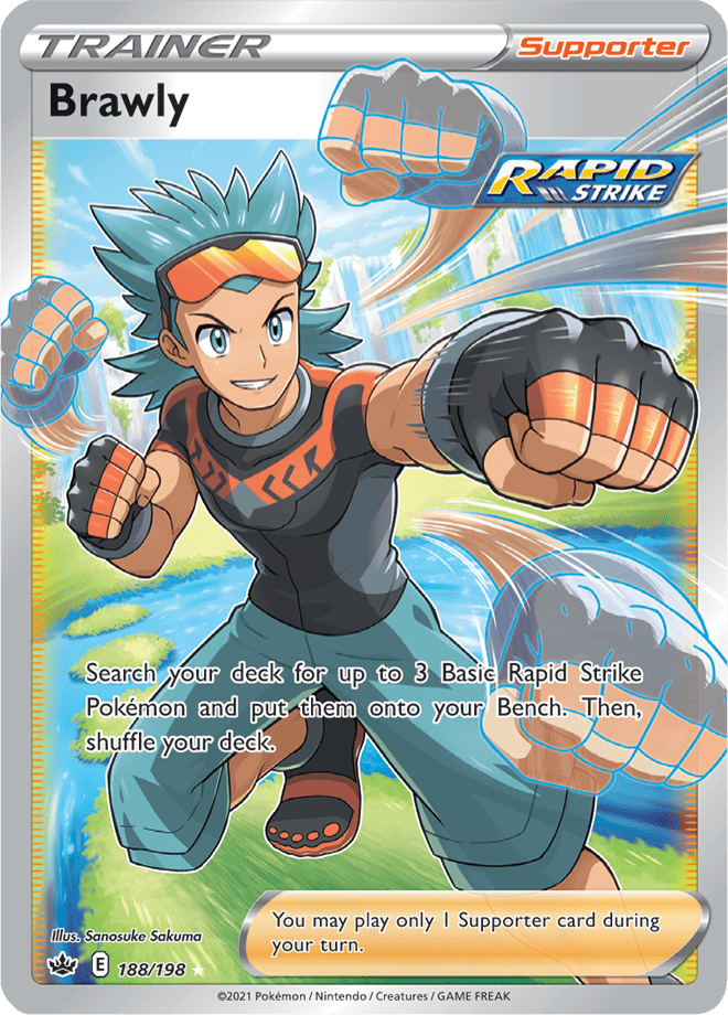 Brawly - Ultra Rare - Chilling Reign - 188