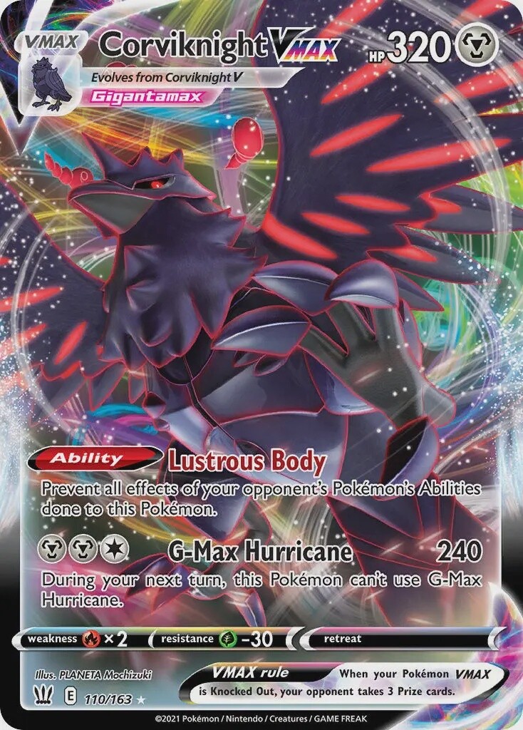 Corviknight VMAX - Ultra Rare - Battle Styles - 110