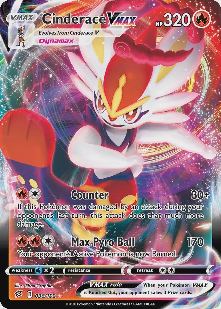 Cinderace VMAX - Ultra Rare - Rebel Clash - 36