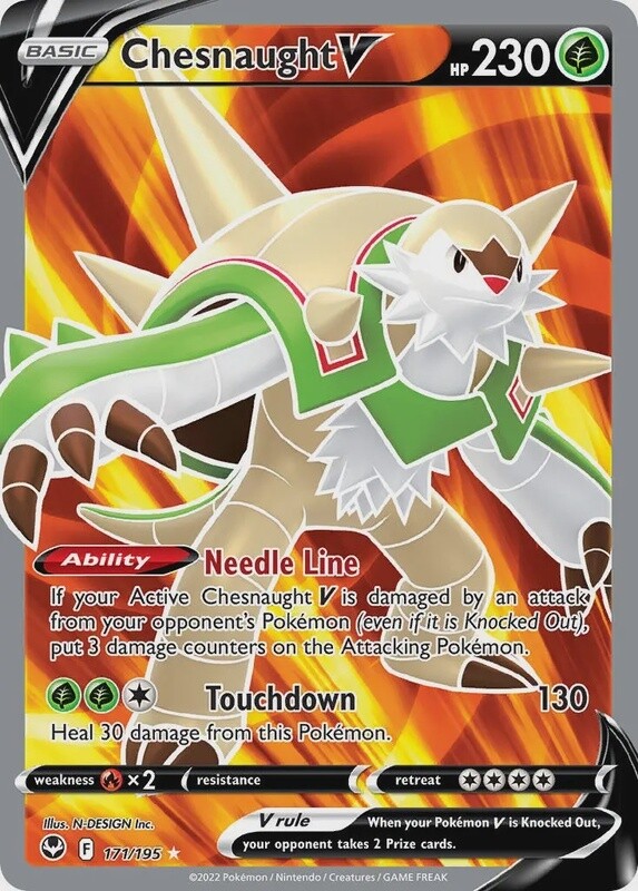 Chesnaught V - Ultra Rare - Silver Tempest - 171