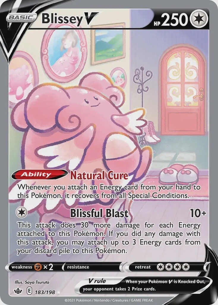 Blissey V - Ultra Rare - Chilling Reign - 183