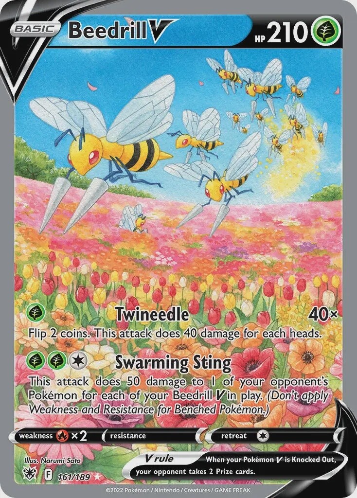 Beedrill V - Ultra Rare - Astral Radiance - 161