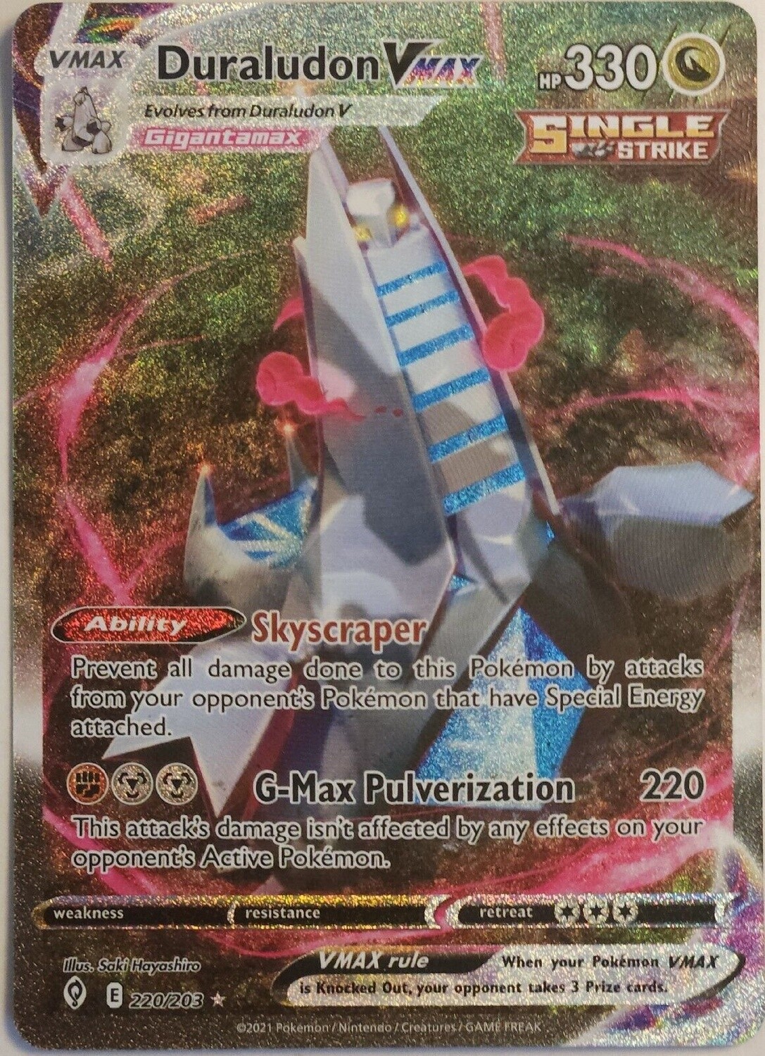 Duraludon VMAX - Ultra Rare - Evolving Skies - 220