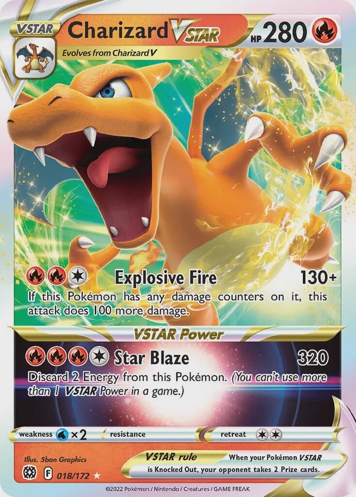 Charizard VSTAR - Ultra Rare - Brilliant Stars - 18