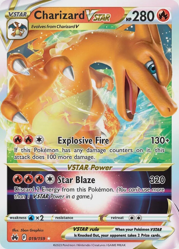 Charizard VSTAR - Ultra Rare - Crown Zenith - 19
