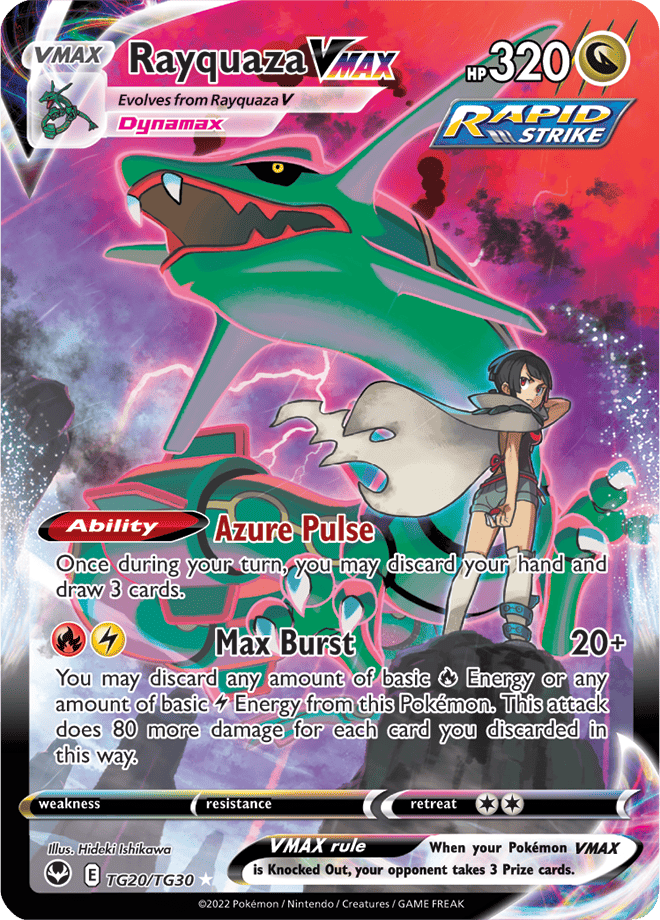 Rayquaza VMAX - Ultra Rare - Silver Tempest - TG20