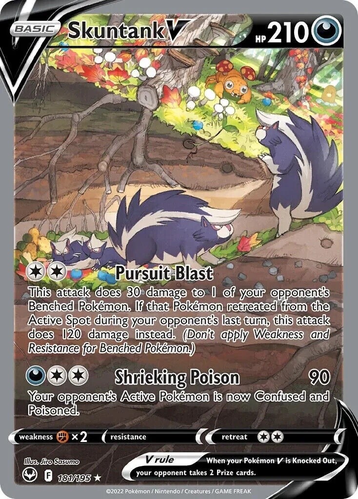 Skuntank V - Ultra Rare - Silver Tempest - 181