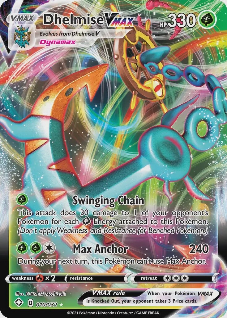 Dhelmise VMAX - Ultra Rare - Shining Fates - 10