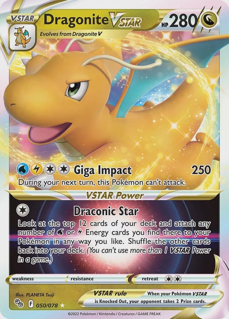 Dragonite VSTAR - Ultra Rare - Pokémon GO - 50
