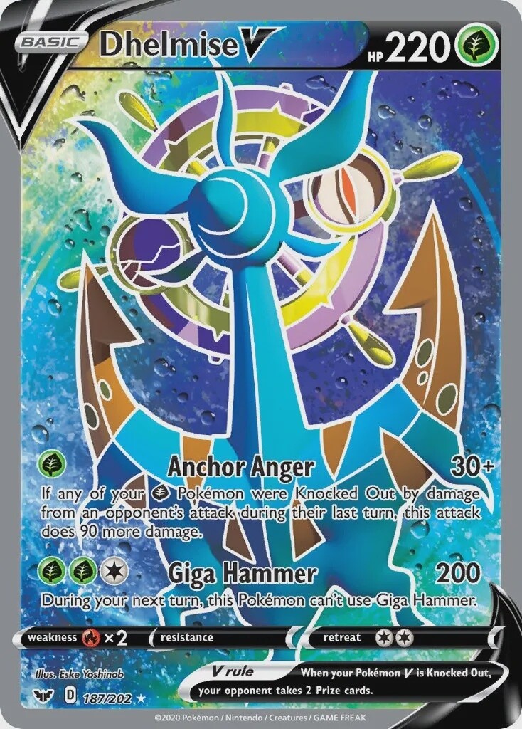 Dhelmise V - Ultra Rare - Sword &amp; Shield - 187