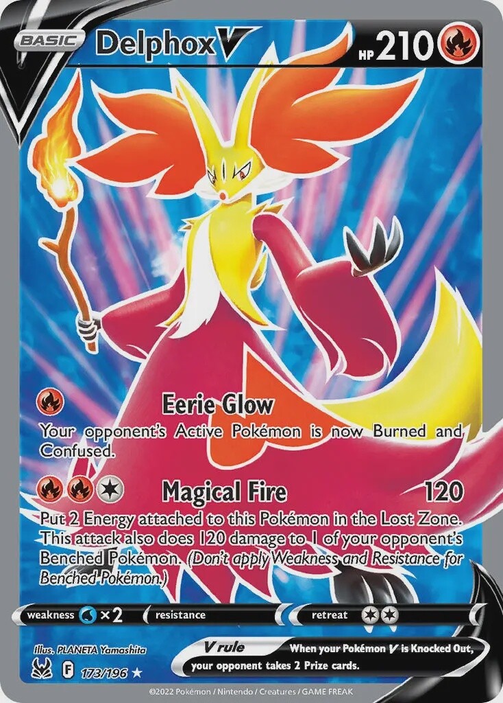 Delphox V - Ultra Rare - Lost Origin - 173