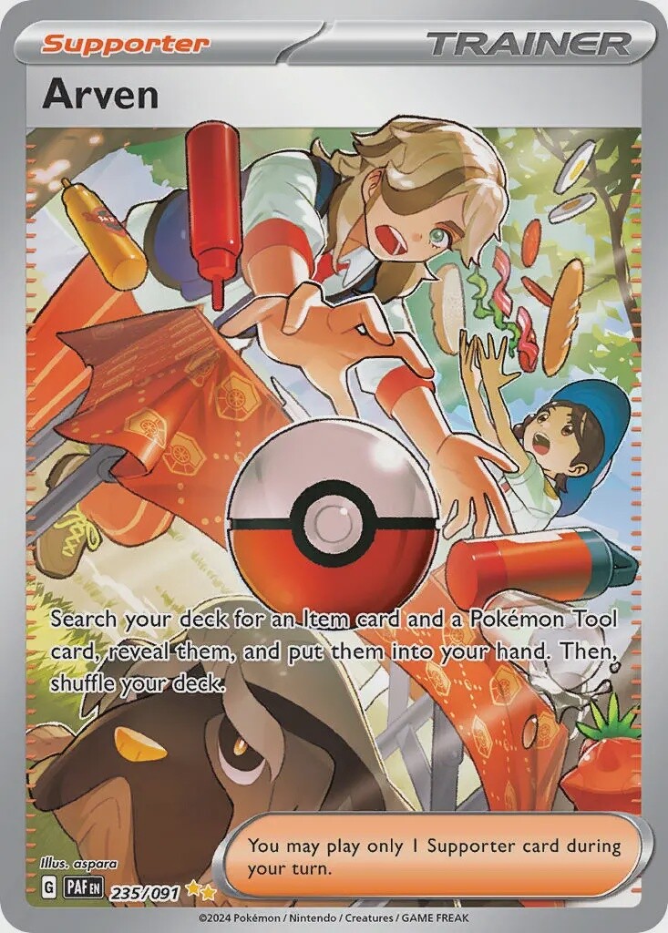 Arven - Special Illustration Rare - Paldean Fates - 235