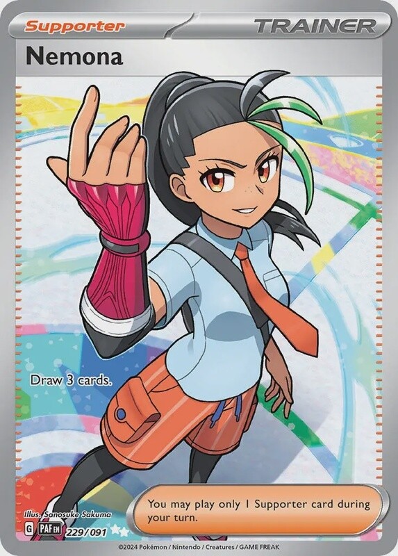 Nemona - Ultra Rare - Paldean Fates - 229