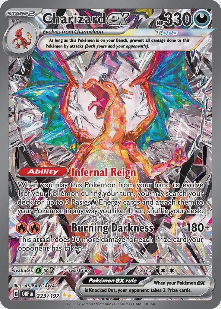 Charizard ex - Special Illustration Rare - Obsidian Flames - 223