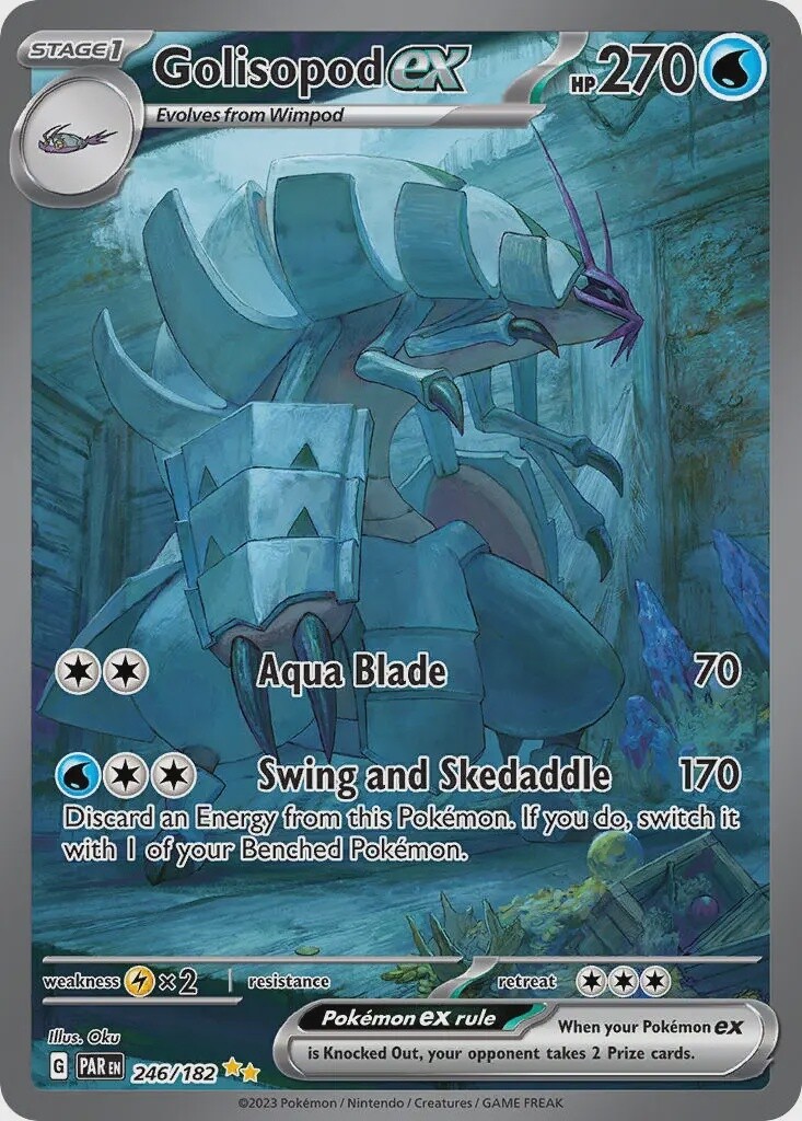 Golisopod ex - Special Illustration Rare - Paradox Rift - 246