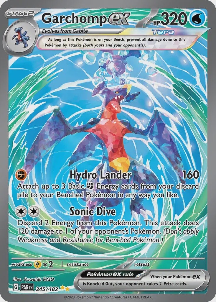 Garchomp ex - Special Illustration Rare - Paradox Rift - 245