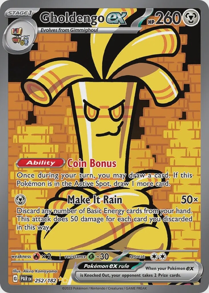 Gholdengo ex - Special Illustration Rare - Paradox Rift - 252