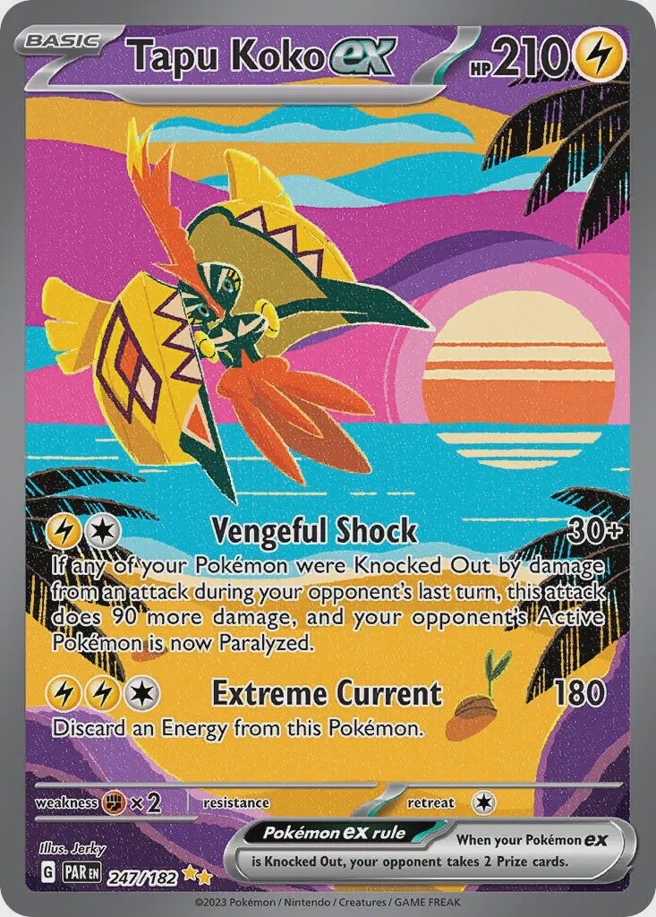 Tapu Koko ex - Special Illustration Rare - Paradox Rift - 247