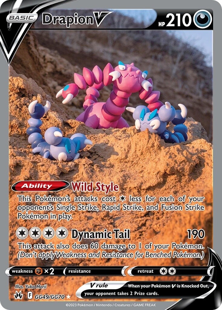 Drapion V - Ultra Rare - Crown Zenith - GG49