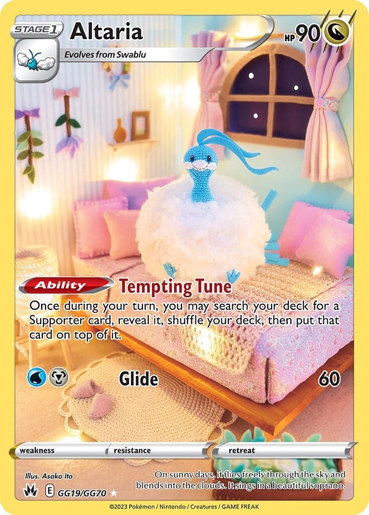 Altaria - Holo Rare - Crown Zenith - GG19