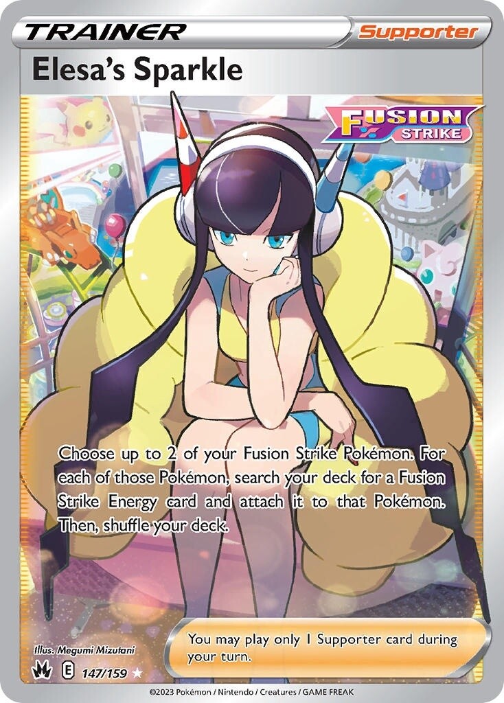 Elesa&#39;s Sparkle - Ultra Rare - Crown Zenith - 147