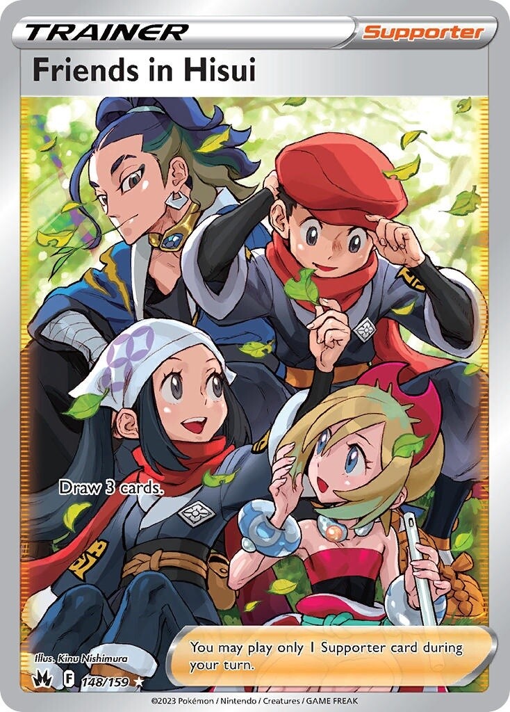 Friends in Hisui - Ultra Rare - Crown Zenith - 148