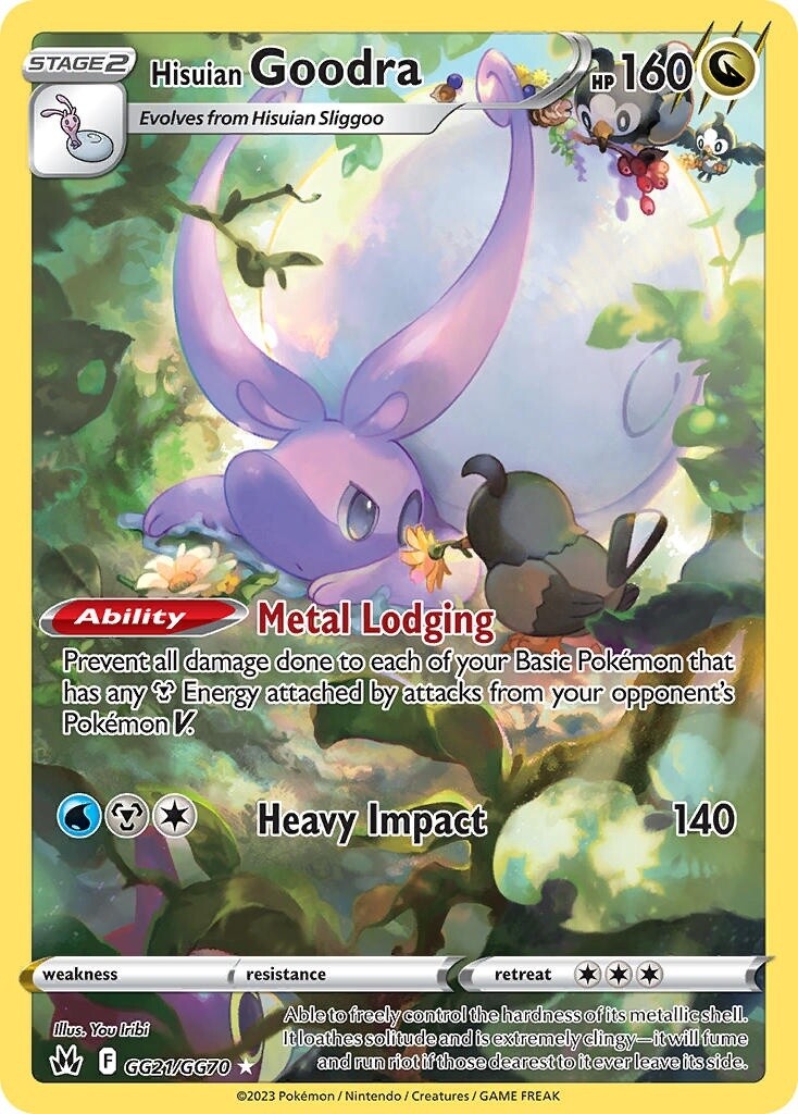 Hisuian Goodra - Holo Rare - Crown Zenith - GG21