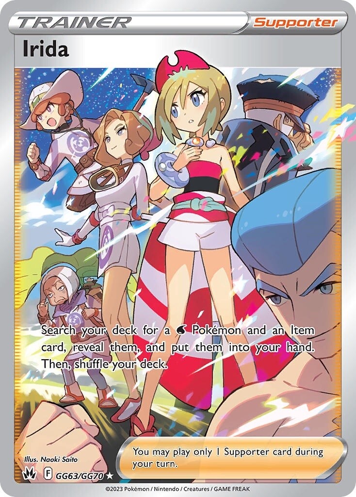Irida - Ultra Rare - Crown Zenith - GG63
