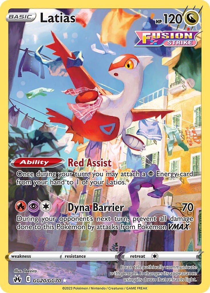 Latias - Holo Rare - Crown Zenith - GG20